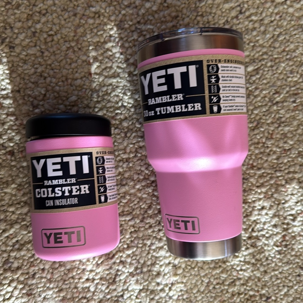 YETI BUNDLE-30oz Rambler tumbler and Colster - Picture 2 of 4